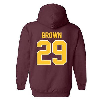 Arizona State - NCAA Baseball : Tommy Brown - Sports Shersey Hooded Sweatshirt-1