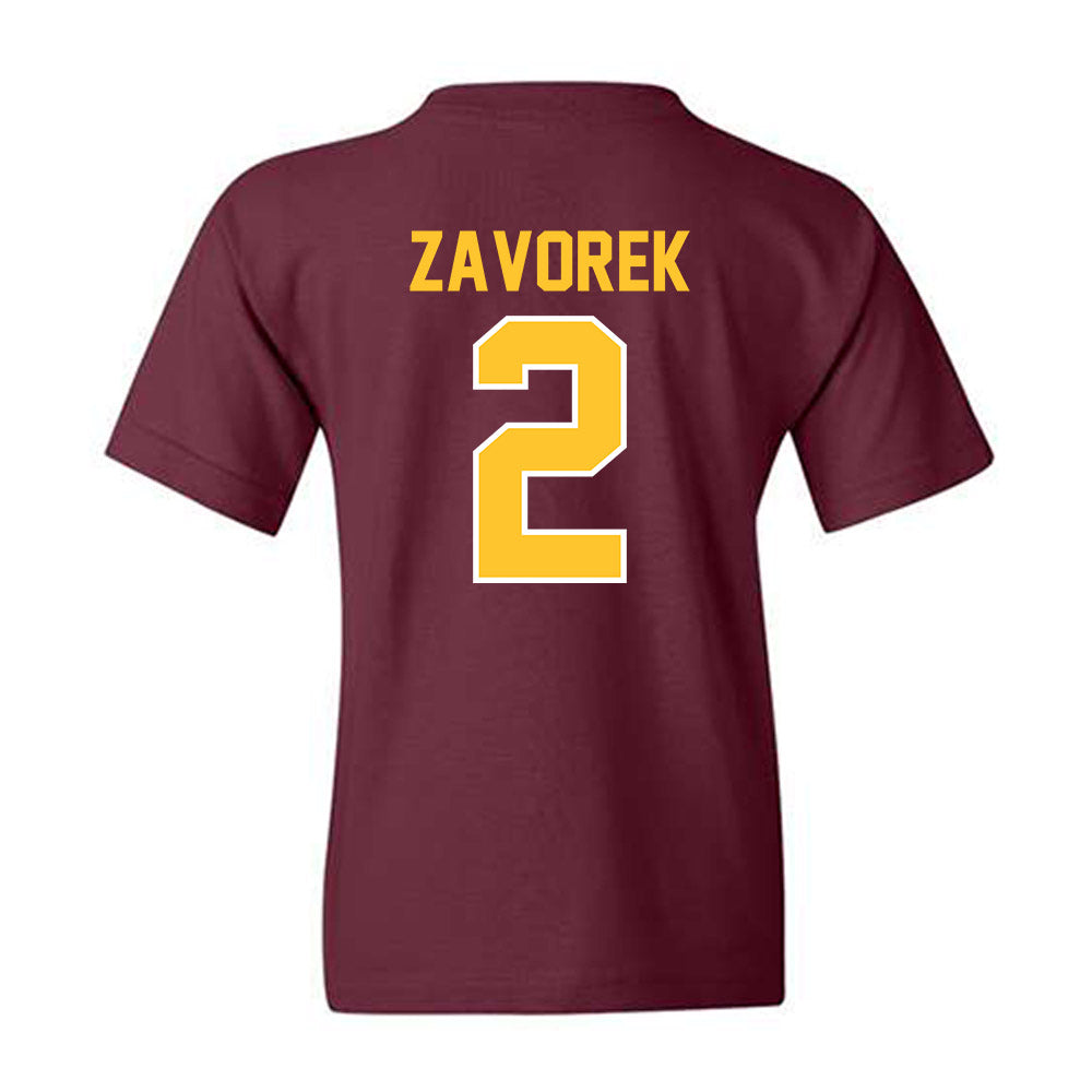 Arizona State - NCAA Baseball : Beckett Zavorek - Sports Shersey Youth T-Shirt-1
