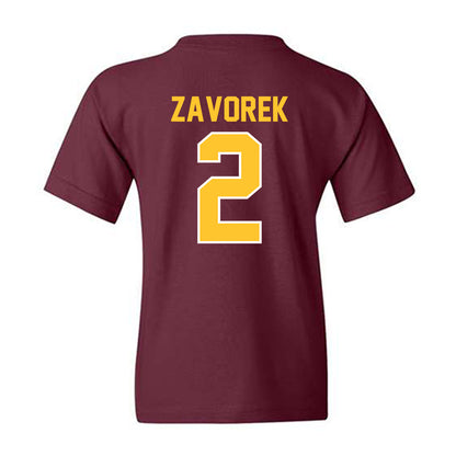 Arizona State - NCAA Baseball : Beckett Zavorek - Sports Shersey Youth T-Shirt-1