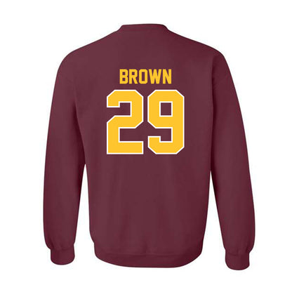 Arizona State - NCAA Baseball : Tommy Brown - Sports Shersey Crewneck Sweatshirt-1