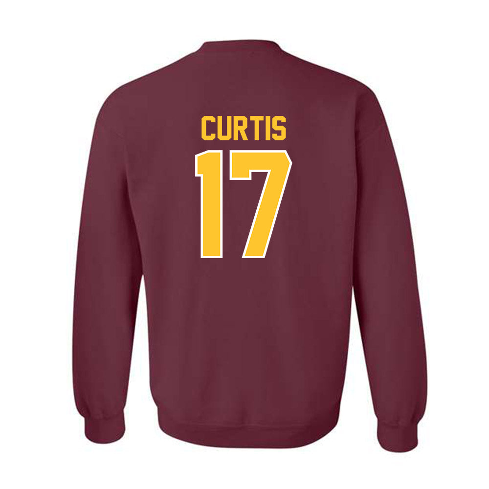 Arizona State - NCAA Baseball : Eli Curtis - Sports Shersey Crewneck Sweatshirt-1