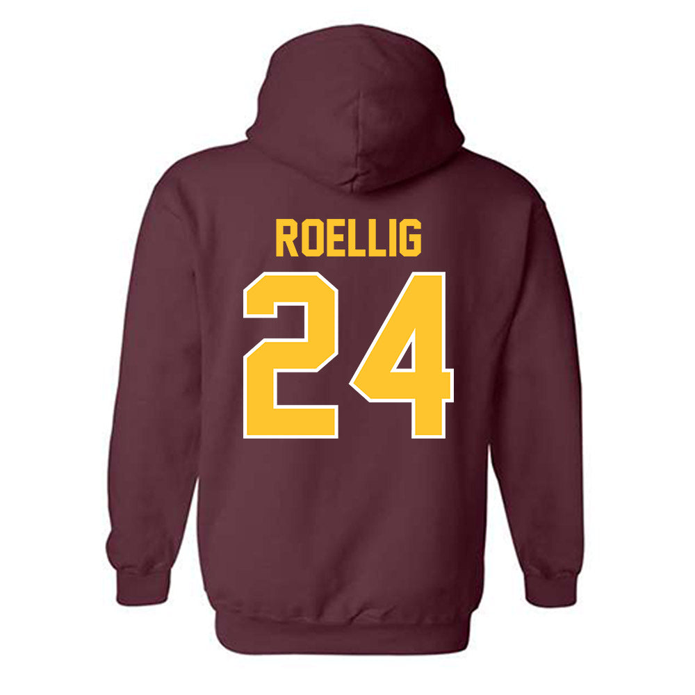 Arizona State - NCAA Baseball : Austen Roellig - Sports Shersey Hooded Sweatshirt-1