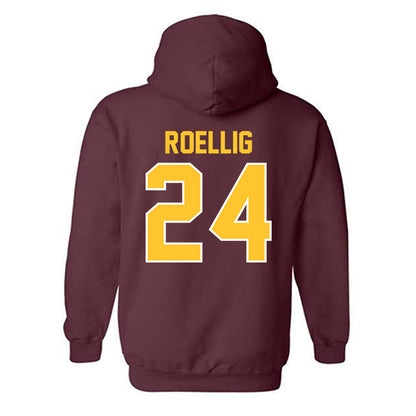 Arizona State - NCAA Baseball : Austen Roellig - Sports Shersey Hooded Sweatshirt-1