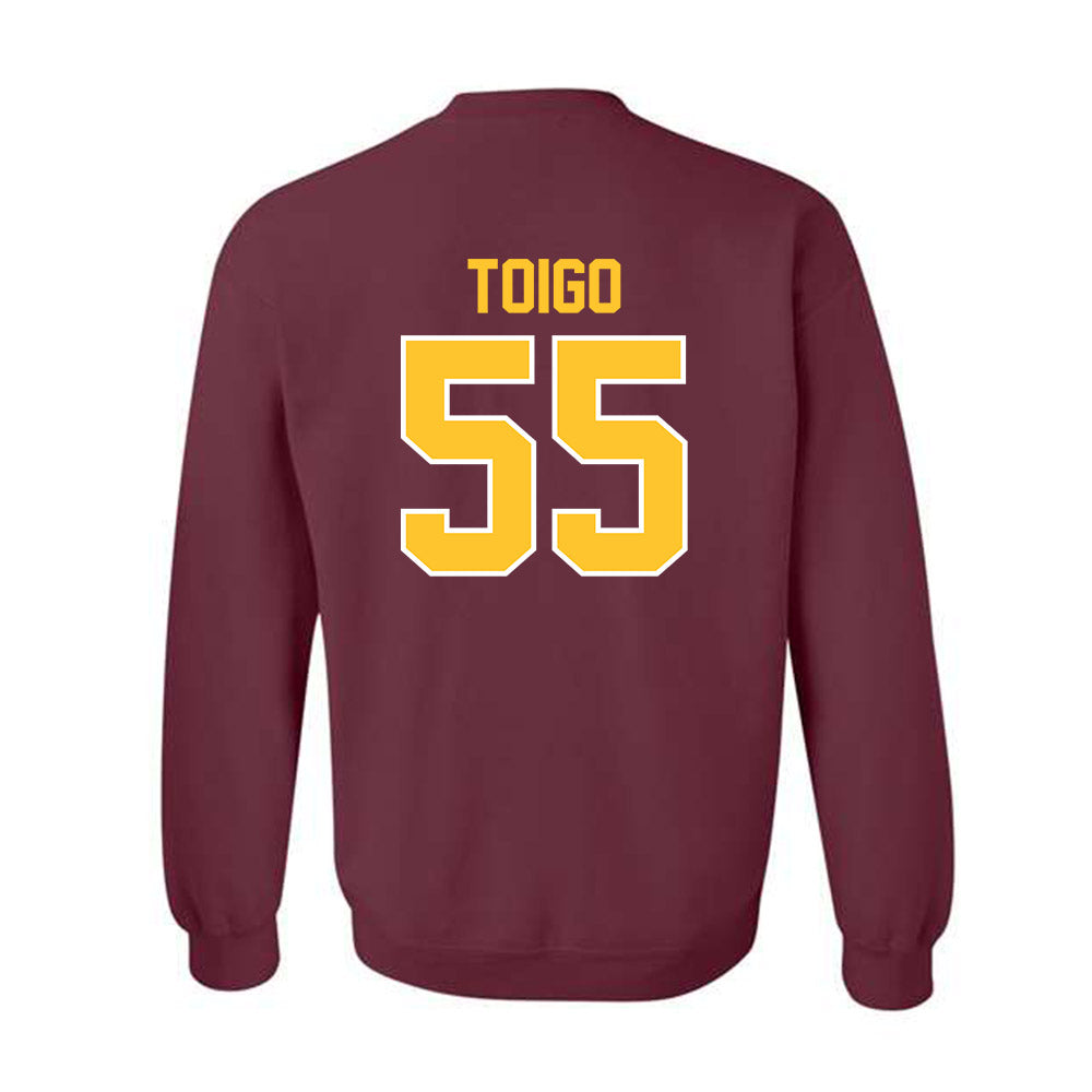 Arizona State - NCAA Baseball : Dean Toigo - Sports Shersey Crewneck Sweatshirt-1