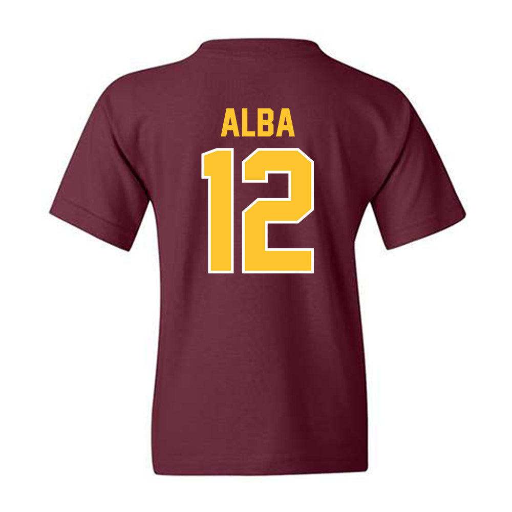 Arizona State - NCAA Baseball : Jaden Alba - Sports Shersey Youth T-Shirt-1