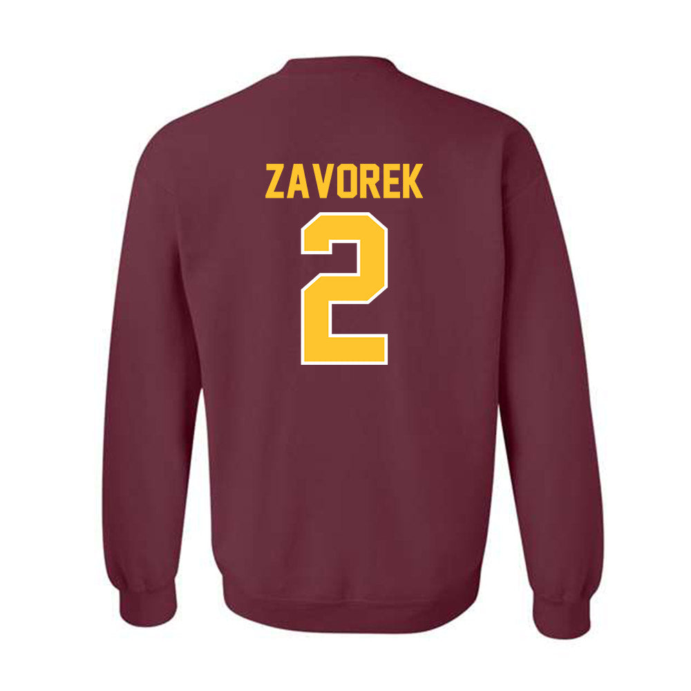 Arizona State - NCAA Baseball : Beckett Zavorek - Sports Shersey Crewneck Sweatshirt-1