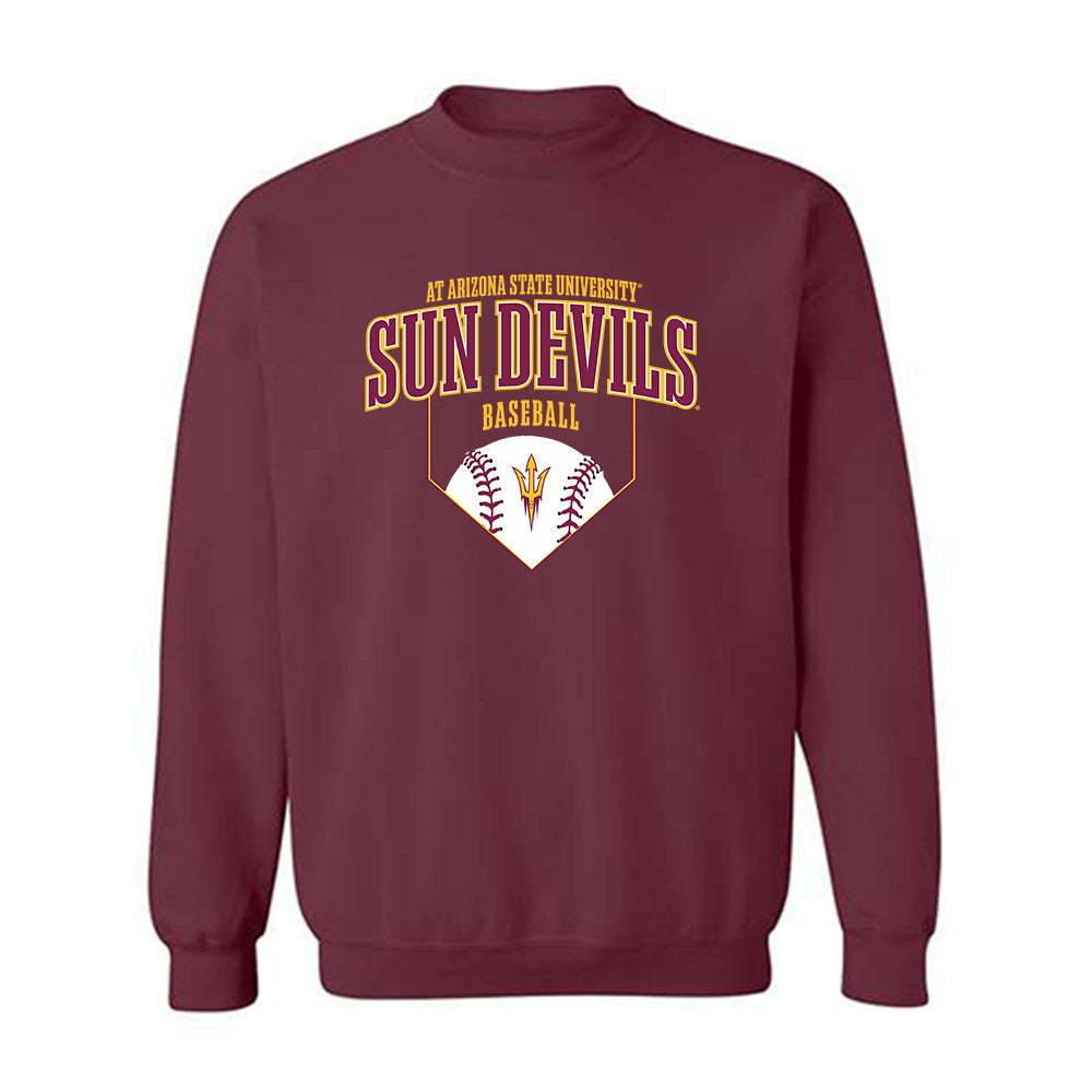 Arizona State - NCAA Baseball : Eli Curtis - Sports Shersey Crewneck Sweatshirt-0