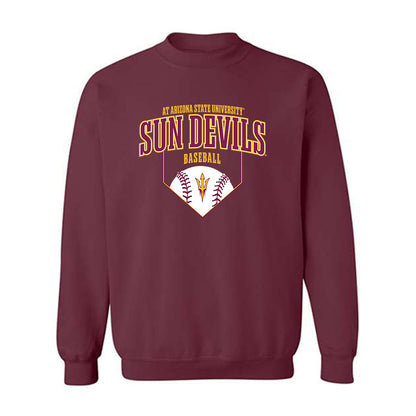 Arizona State - NCAA Baseball : Eli Curtis - Sports Shersey Crewneck Sweatshirt-0
