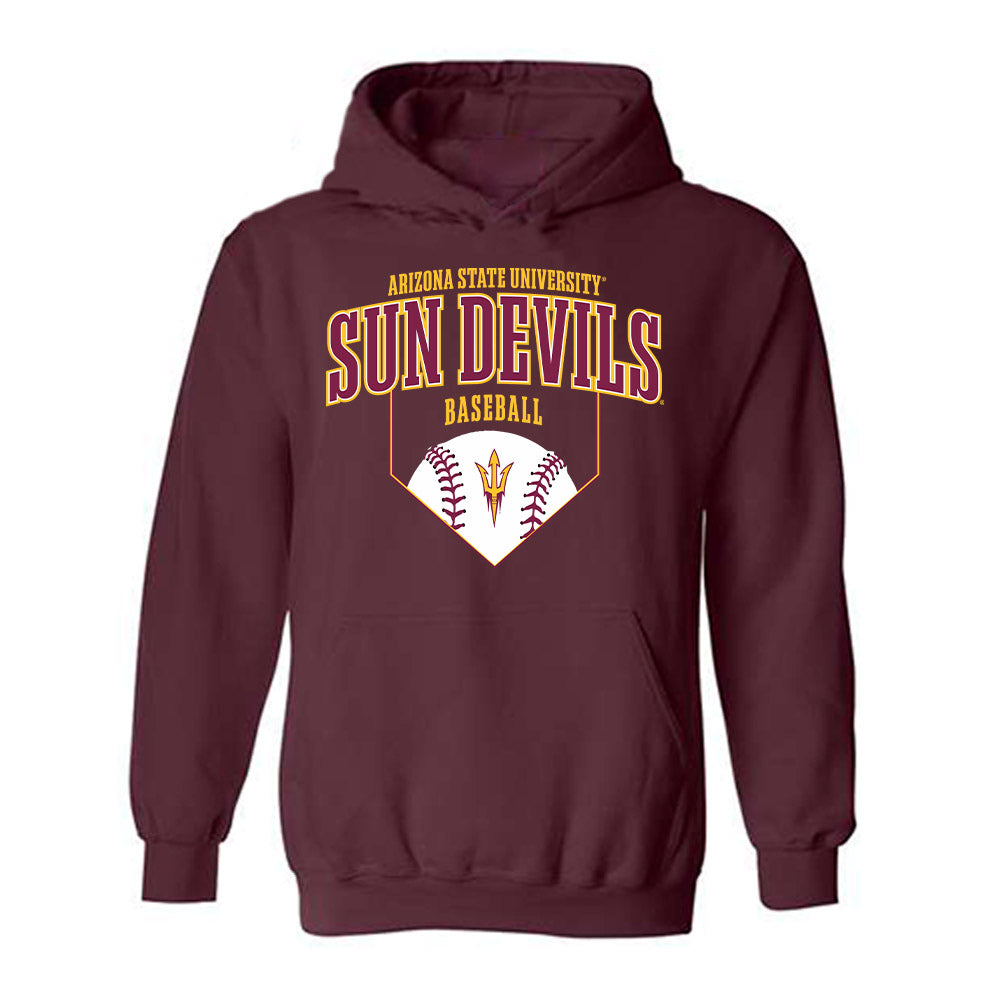 Arizona State - NCAA Baseball : Austen Roellig - Sports Shersey Hooded Sweatshirt-0
