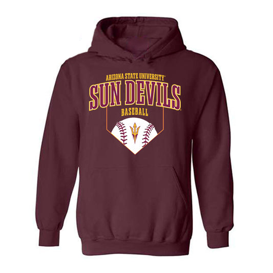Arizona State - NCAA Baseball : Austen Roellig - Sports Shersey Hooded Sweatshirt-0