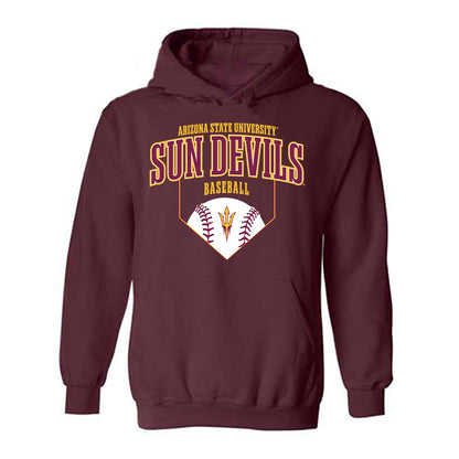Arizona State - NCAA Baseball : Tommy Brown - Sports Shersey Hooded Sweatshirt-0