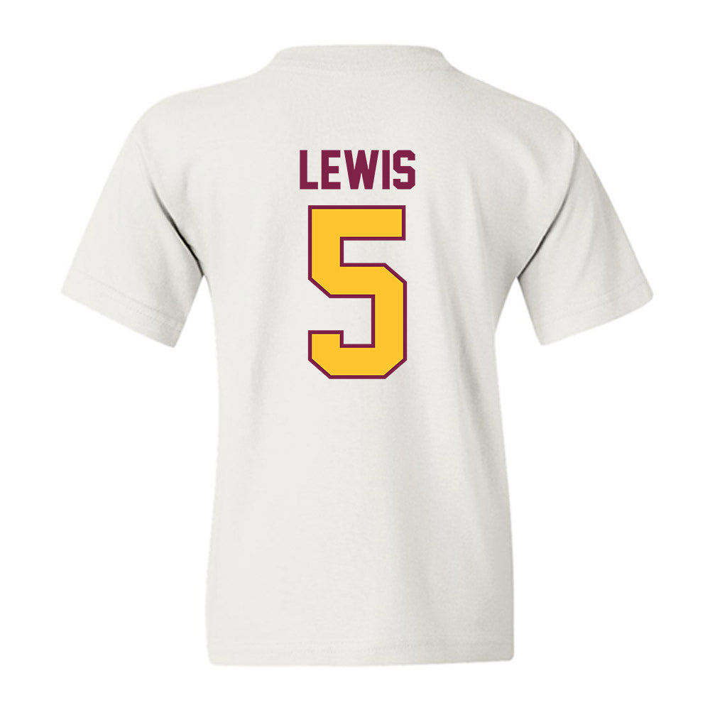 Arizona State - NCAA Baseball : Brenden Lewis - Sports Shersey Youth T-Shirt-1