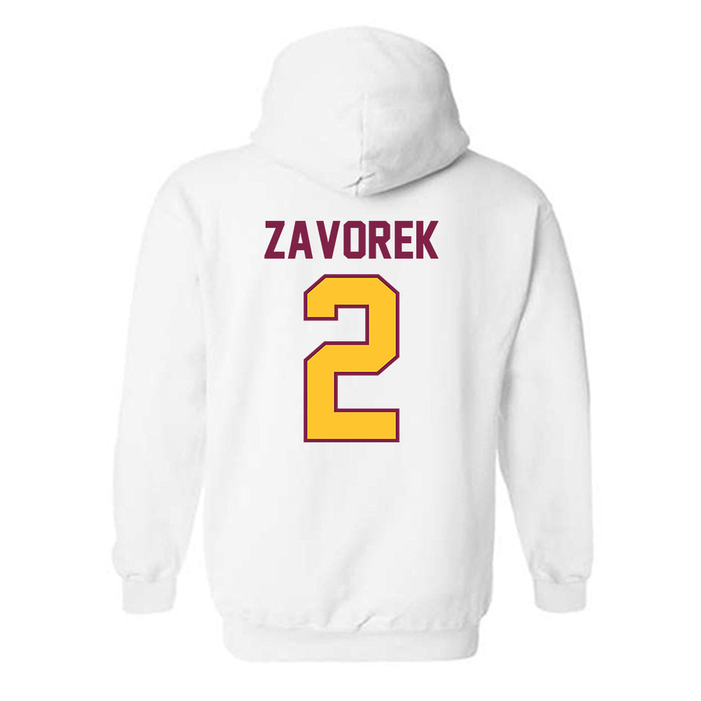 Arizona State - NCAA Baseball : Beckett Zavorek - Sports Shersey Hooded Sweatshirt-1