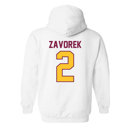 Arizona State - NCAA Baseball : Beckett Zavorek - Sports Shersey Hooded Sweatshirt-1