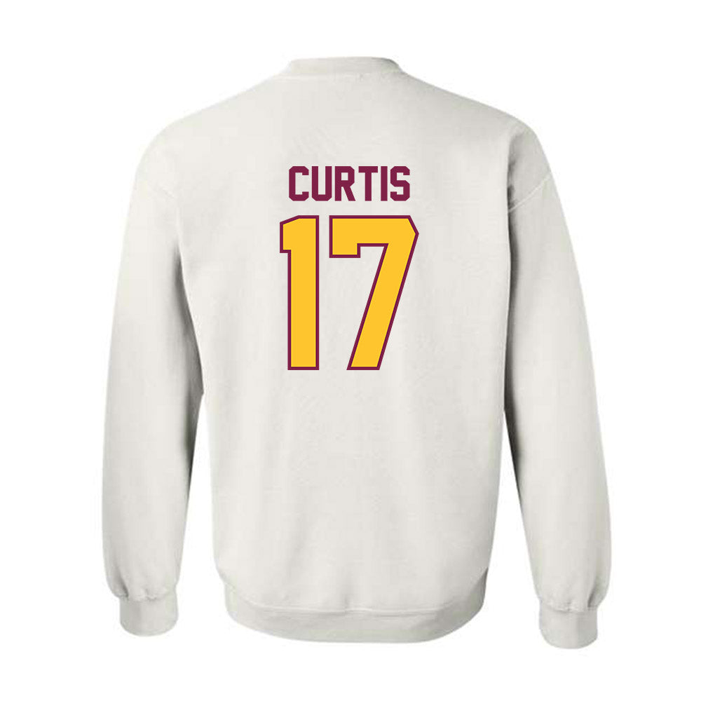 Arizona State - NCAA Baseball : Eli Curtis - Sports Shersey Crewneck Sweatshirt-1