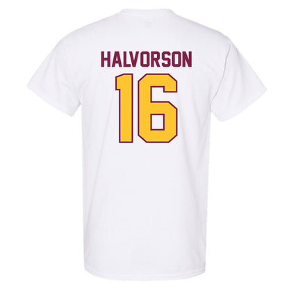 Arizona State - NCAA Baseball : Wyatt Halvorson - Sports Shersey T-Shirt-1