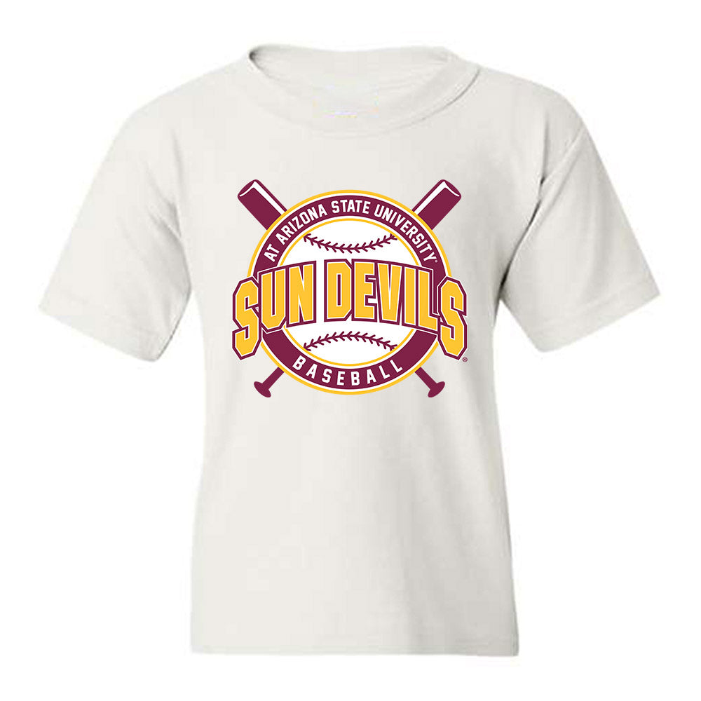 Arizona State - NCAA Baseball : Austen Roellig - Sports Shersey Youth T-Shirt-0