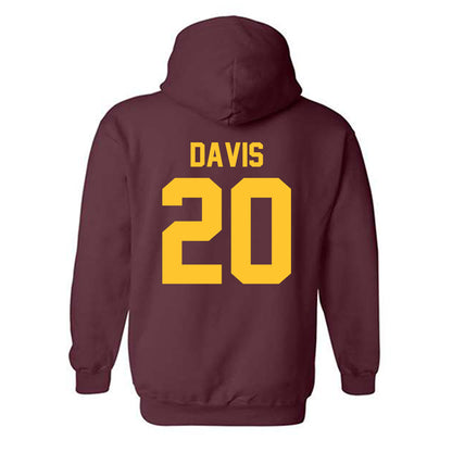 Arizona State - NCAA Softball : Takyla Davis - Sports Shersey Hooded Sweatshirt-1