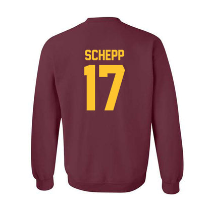Arizona State - NCAA Softball : Emily Schepp - Sports Shersey Crewneck Sweatshirt-1
