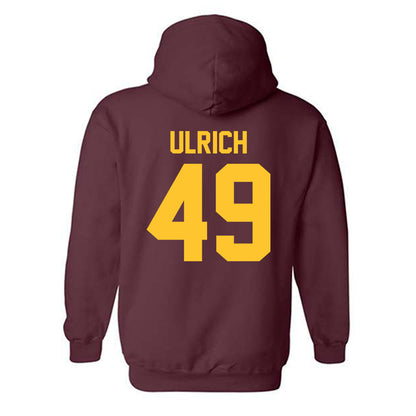 Arizona State - NCAA Softball : Brooklyn Ulrich - Sports Shersey Hooded Sweatshirt-1