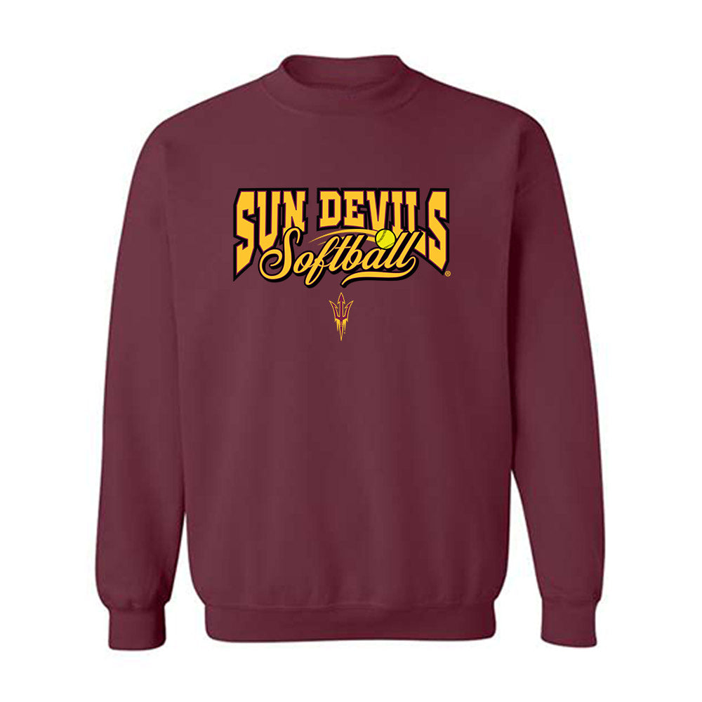 Arizona State - NCAA Softball : Mary Peyton Hodge - Sports Shersey Crewneck Sweatshirt-0