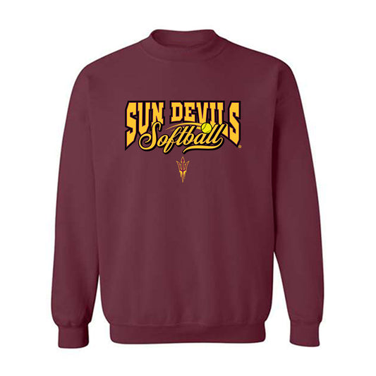Arizona State - NCAA Softball : Mary Peyton Hodge - Sports Shersey Crewneck Sweatshirt-0