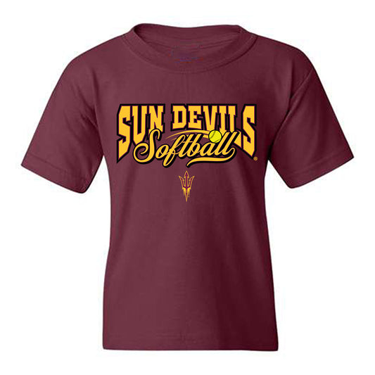 Arizona State - NCAA Softball : Nehanda Lewis - Sports Shersey Youth T-Shirt-0