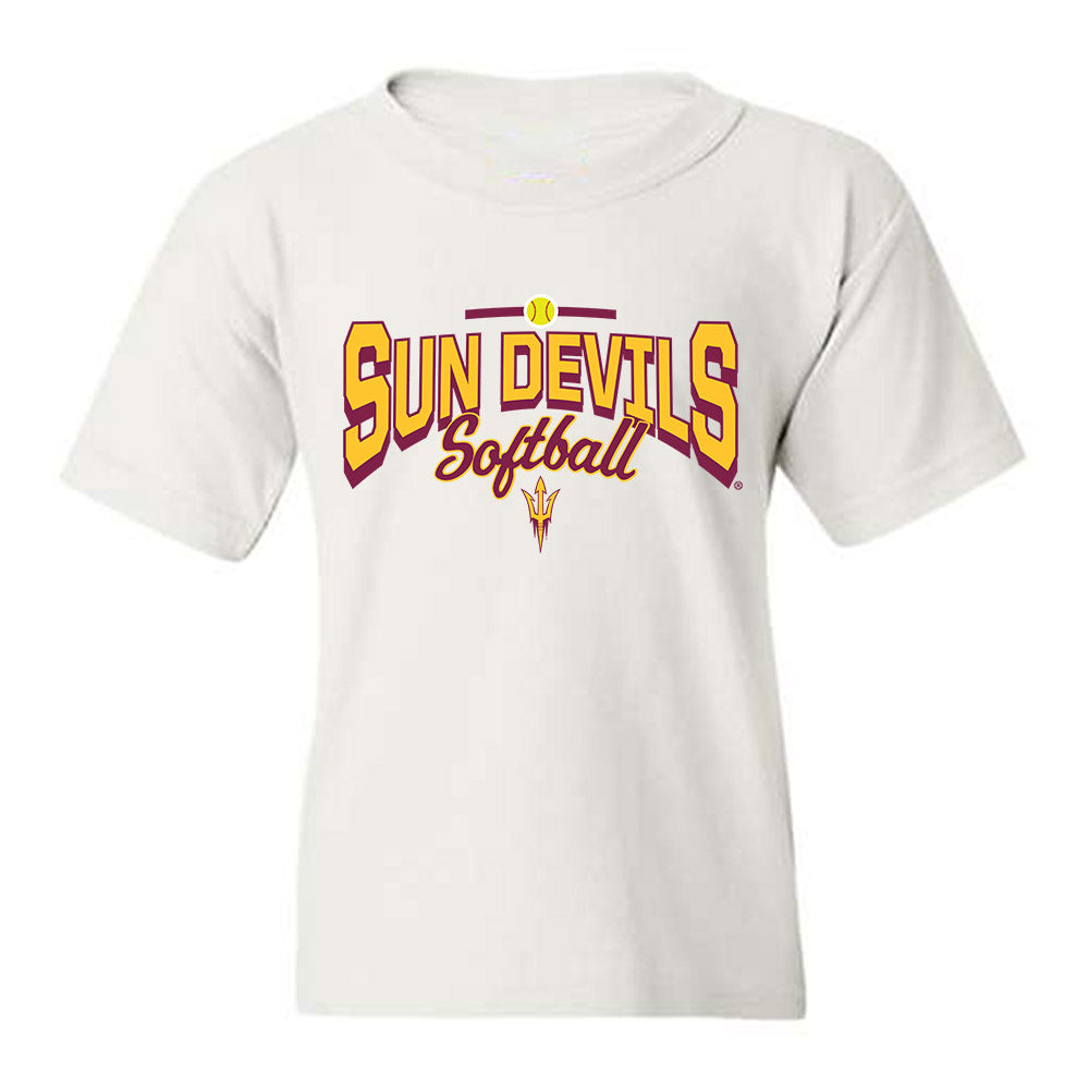Arizona State - NCAA Softball : Tia Milloy - Sports Shersey Youth T-Shirt-0