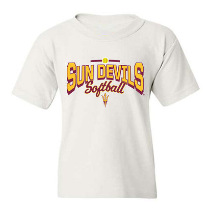 Arizona State - NCAA Softball : Tia Milloy - Sports Shersey Youth T-Shirt-0