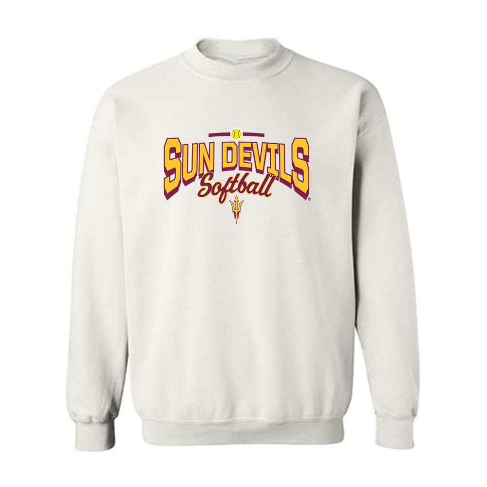 Arizona State - NCAA Softball : Takyla Davis - Sports Shersey Crewneck Sweatshirt-0