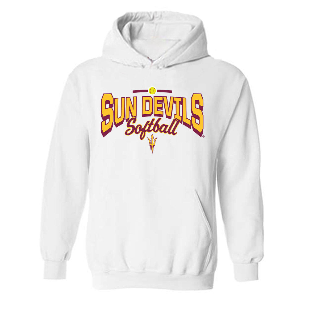 Arizona State - NCAA Softball : Takyla Davis - Sports Shersey Hooded Sweatshirt-0