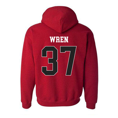Arkansas - NCAA Baseball : Grant Wren - Sports Shersey Hooded Sweatshirt-1