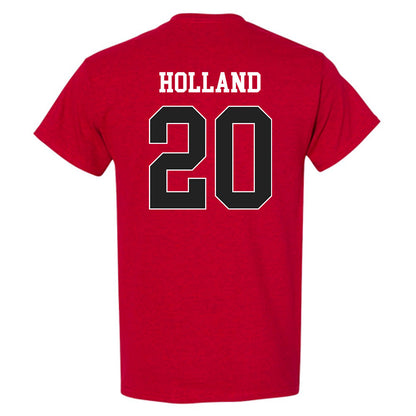 Arkansas - NCAA Baseball : Max Holland - Sports Shersey T-Shirt-1