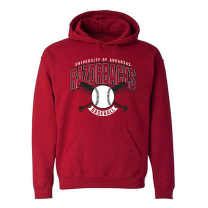 Arkansas - NCAA Baseball : Brody Crane - Sports Shersey Hooded Sweatshirt-0
