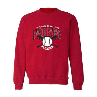 Arkansas - NCAA Baseball : Max Holland - Sports Shersey Crewneck Sweatshirt-0