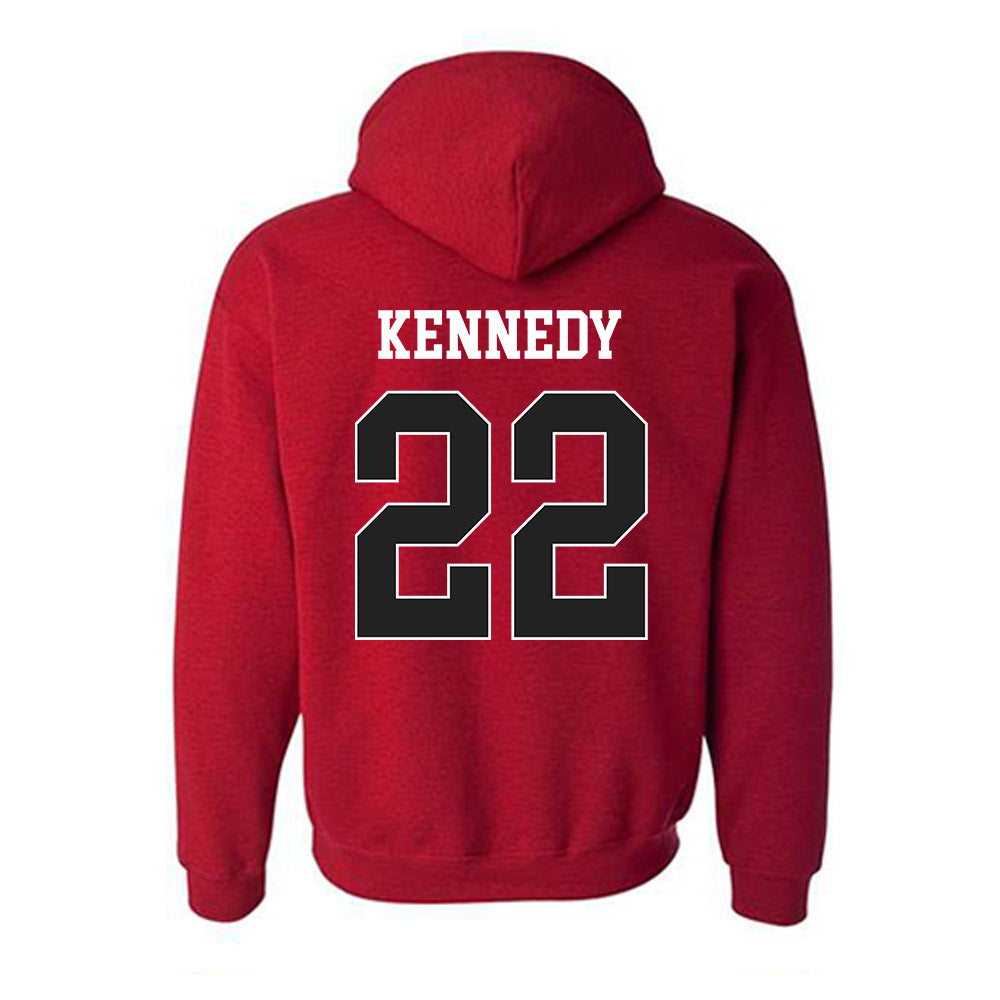 Arkansas - NCAA Softball : Dakota Kennedy - Sports Shersey Hooded Sweatshirt-1
