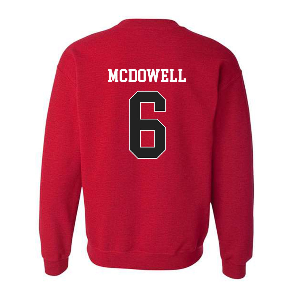 Arkansas - NCAA Softball : Ella McDowell - Sports Shersey Crewneck Sweatshirt-1