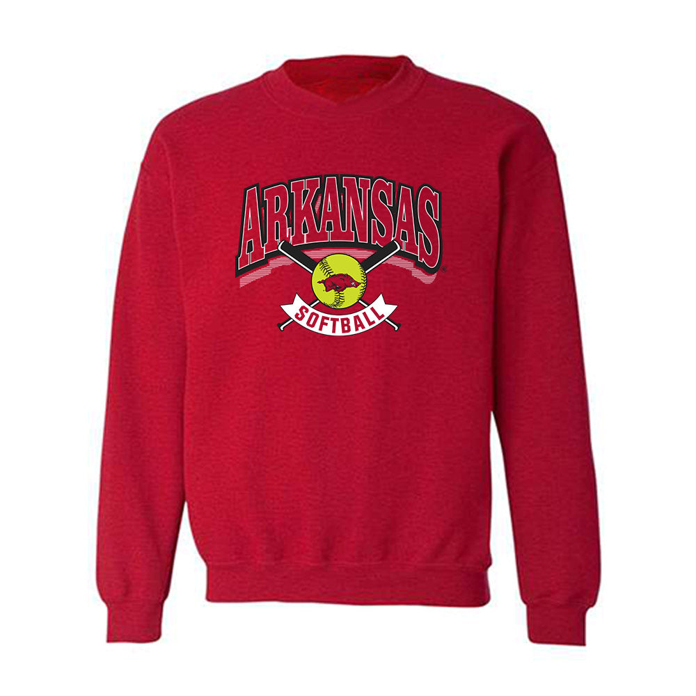 Arkansas - NCAA Softball : Ava Carter - Sports Shersey Crewneck Sweatshirt-0