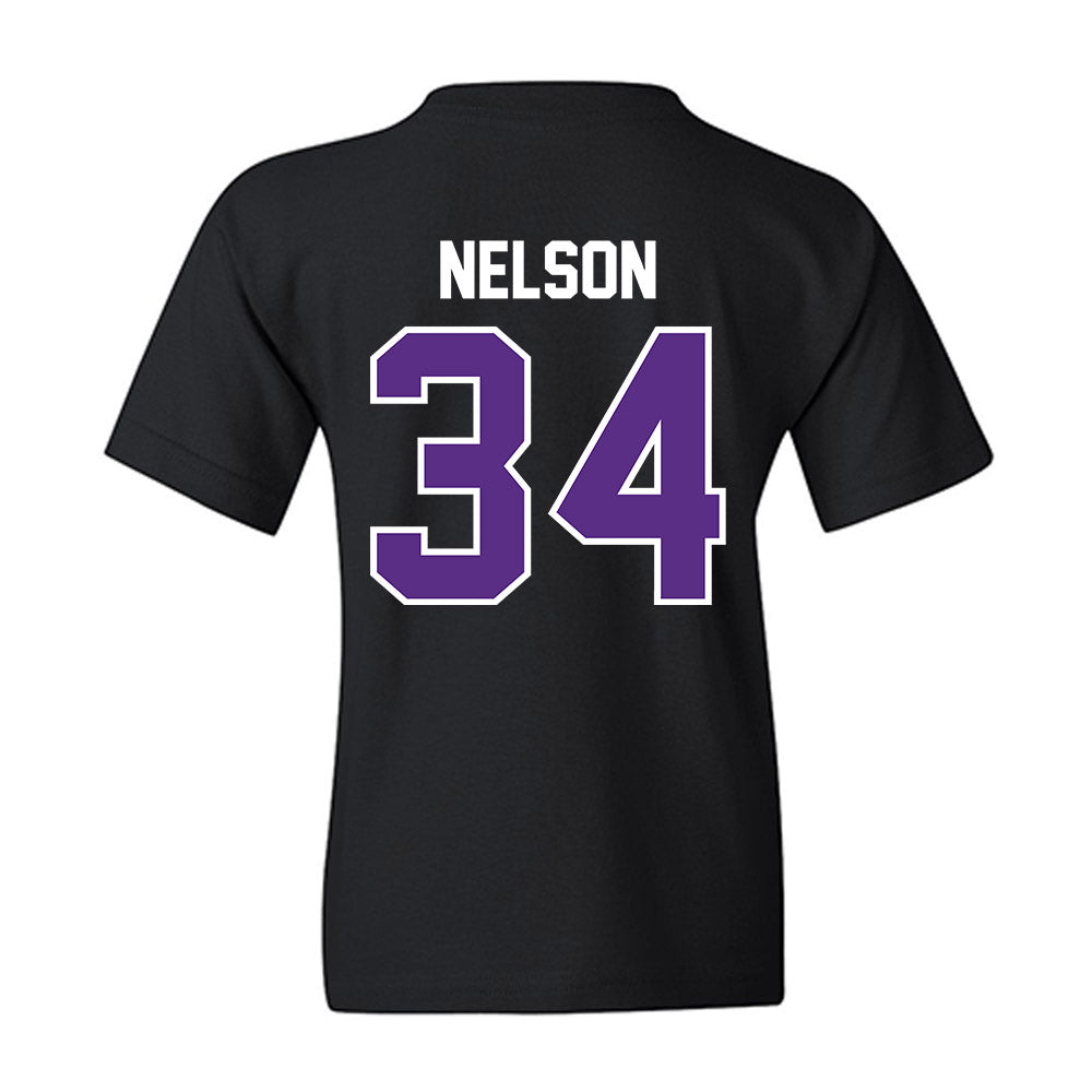 TCU - NCAA Baseball : Cade Nelson - Sports Shersey Youth T-Shirt-1