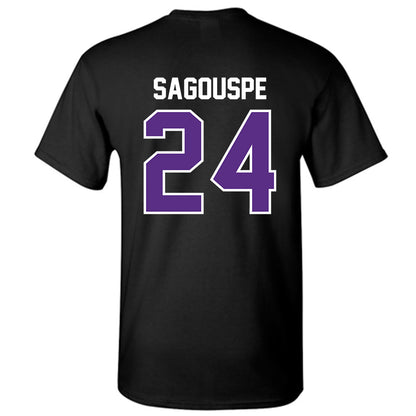 TCU - NCAA Baseball : Tanner Sagouspe - Sports Shersey T-Shirt-1