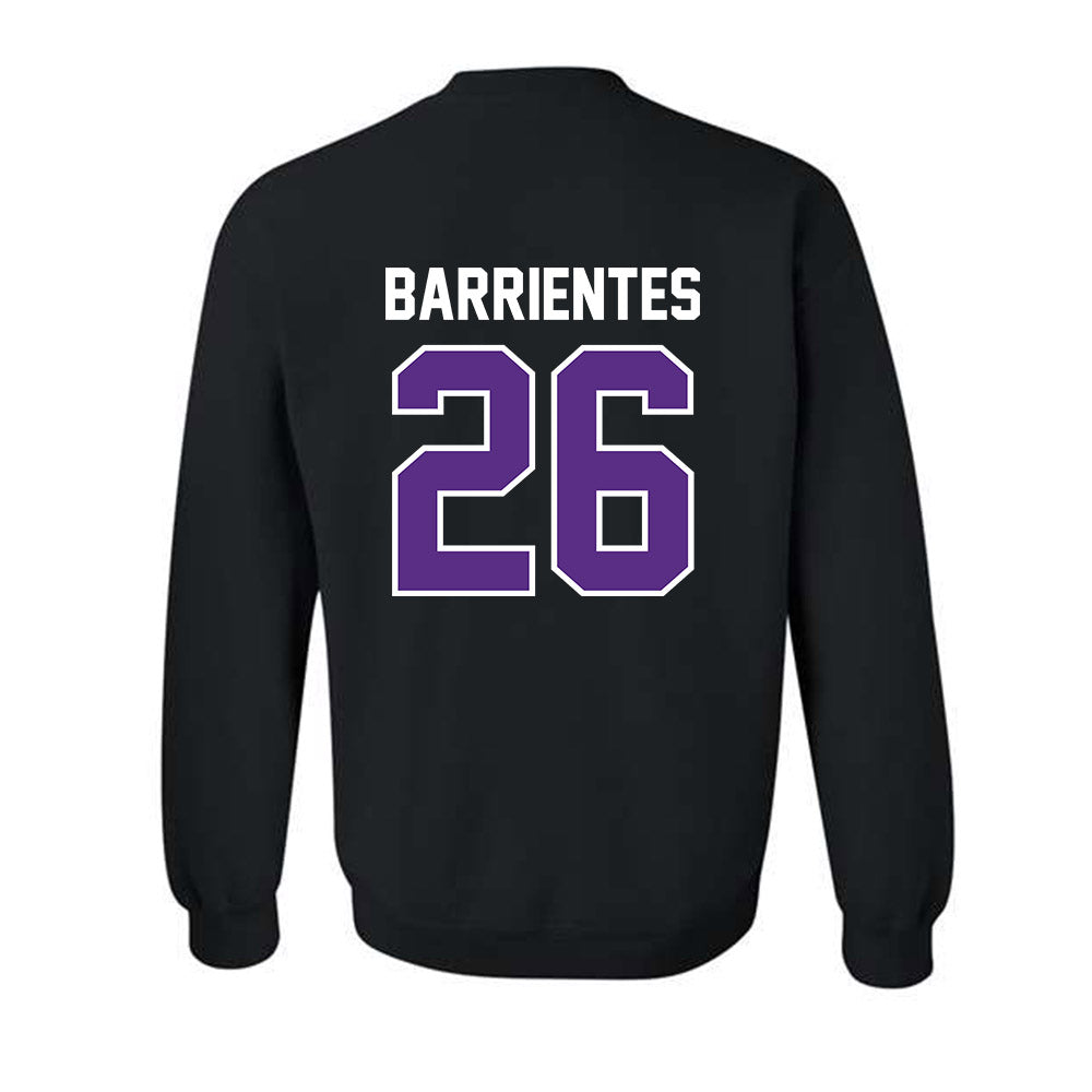 TCU - NCAA Baseball : Aiden Barrientes - Sports Shersey Crewneck Sweatshirt-1