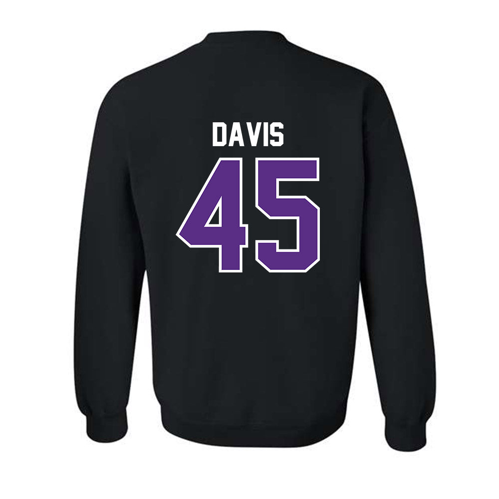 TCU - NCAA Baseball : Lance Davis - Sports Shersey Crewneck Sweatshirt-1