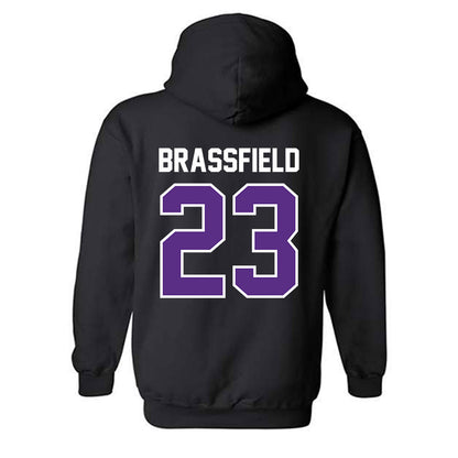 TCU - NCAA Baseball : Mason Brassfield - Sports Shersey Hooded Sweatshirt-1