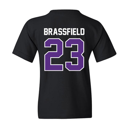 TCU - NCAA Baseball : Mason Brassfield - Sports Shersey Youth T-Shirt-1