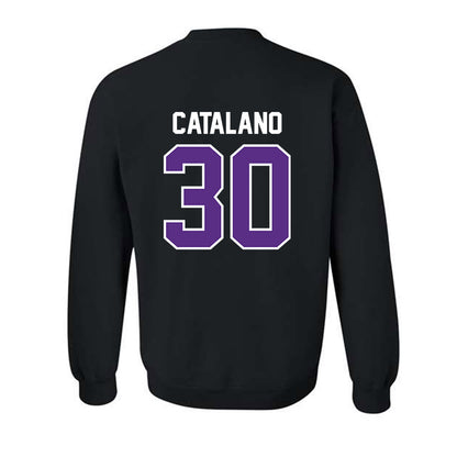 TCU - NCAA Baseball : Michael Catalano - Sports Shersey Crewneck Sweatshirt-1