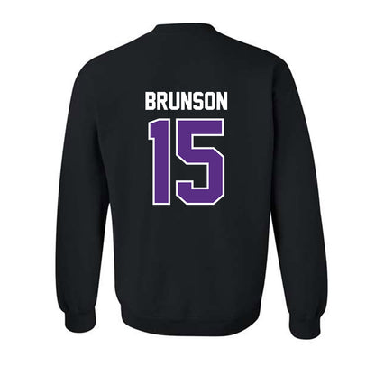 TCU - NCAA Baseball : Chase Brunson - Crewneck Sweatshirt Sports Shersey