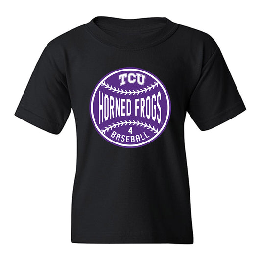 TCU - NCAA Baseball : CJ Mascaro - Sports Shersey Youth T-Shirt-0