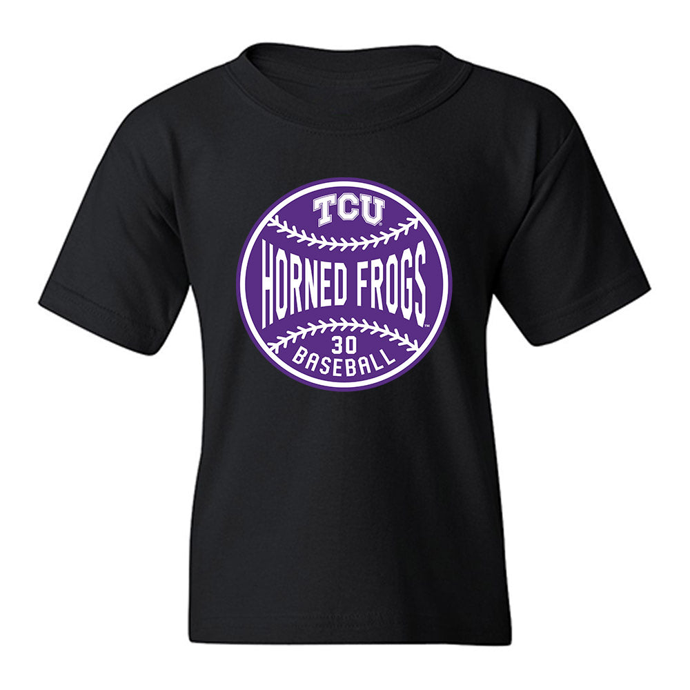 TCU - NCAA Baseball : Michael Catalano - Sports Shersey Youth T-Shirt-0
