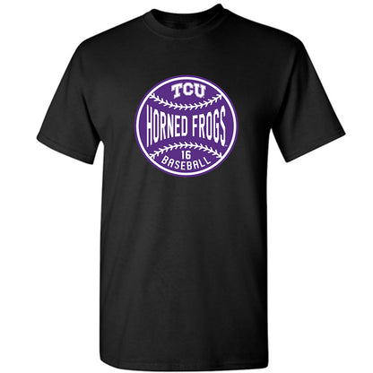 TCU - NCAA Baseball : Nolan Traeger - Sports Shersey T-Shirt-0