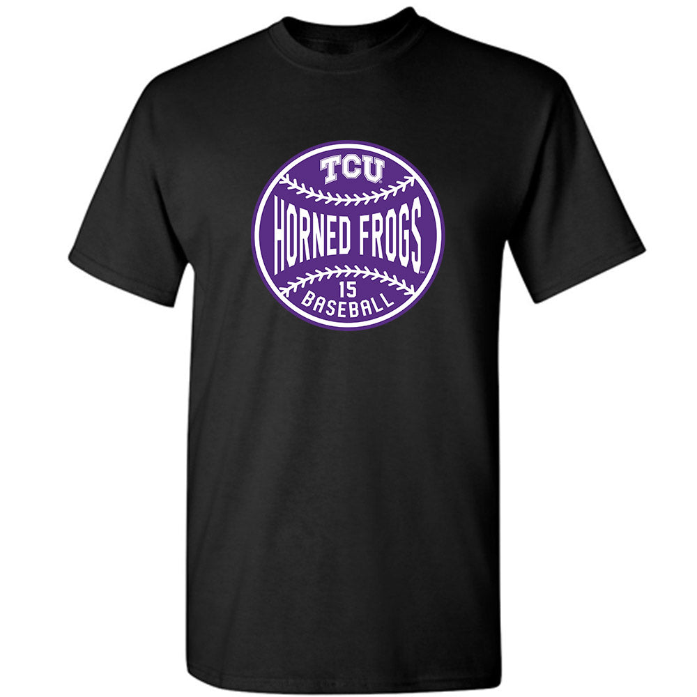 TCU - NCAA Baseball : Chase Brunson - T-Shirt Sports Shersey